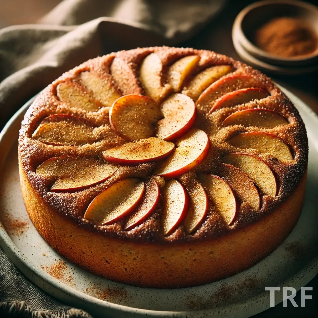 Gâteau moelleux aux pommes et cannelle