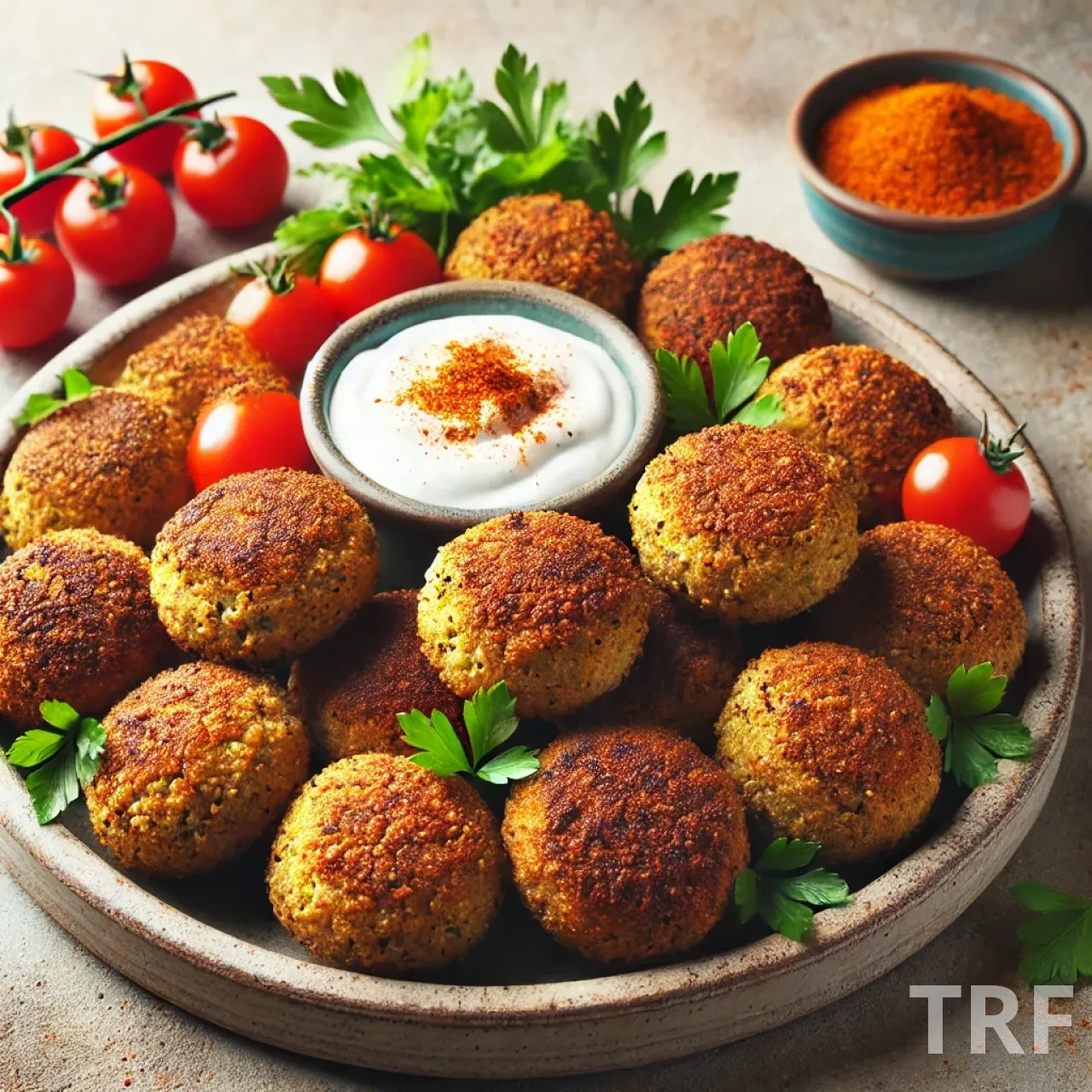 Falafels au four croustillants