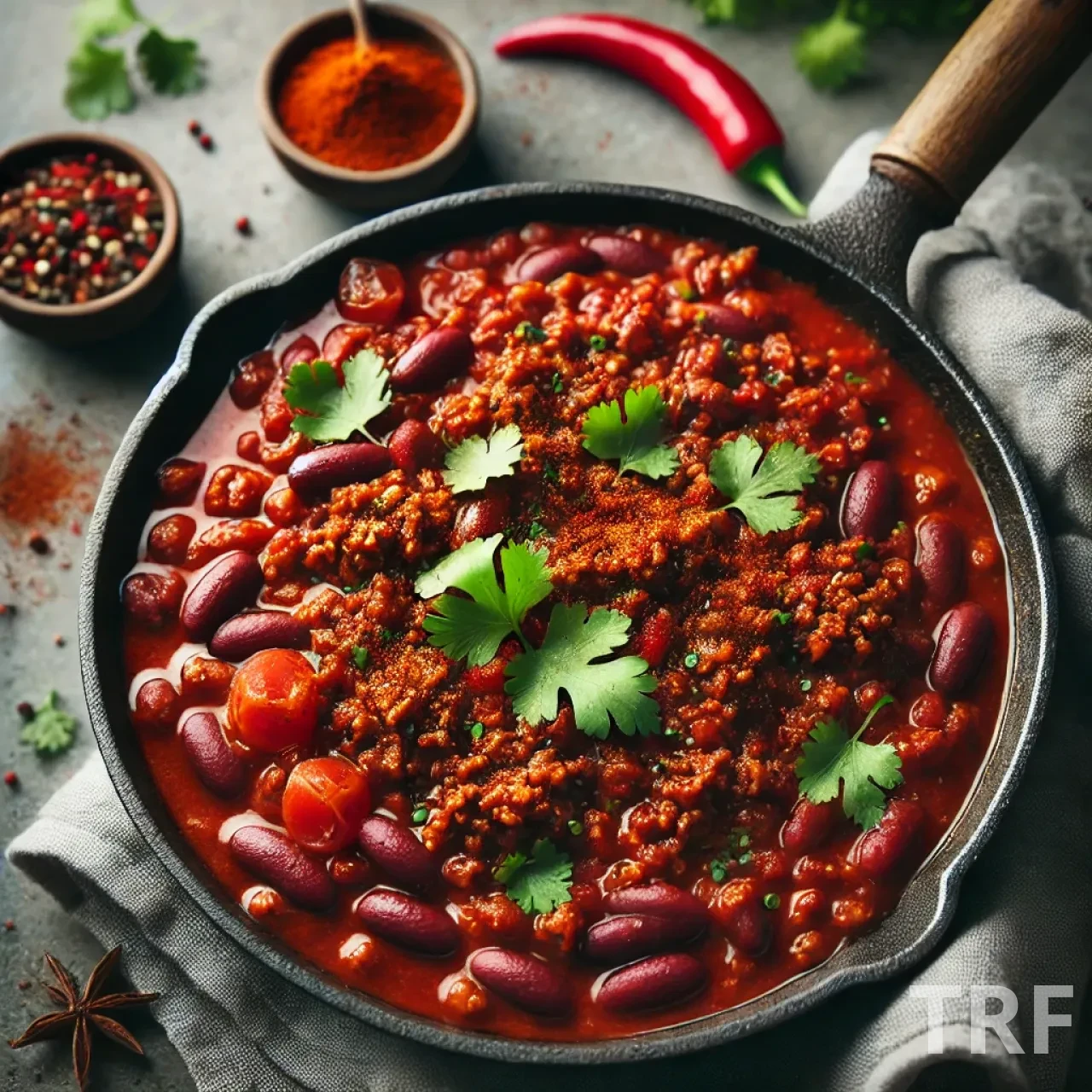 Chili con carne servi