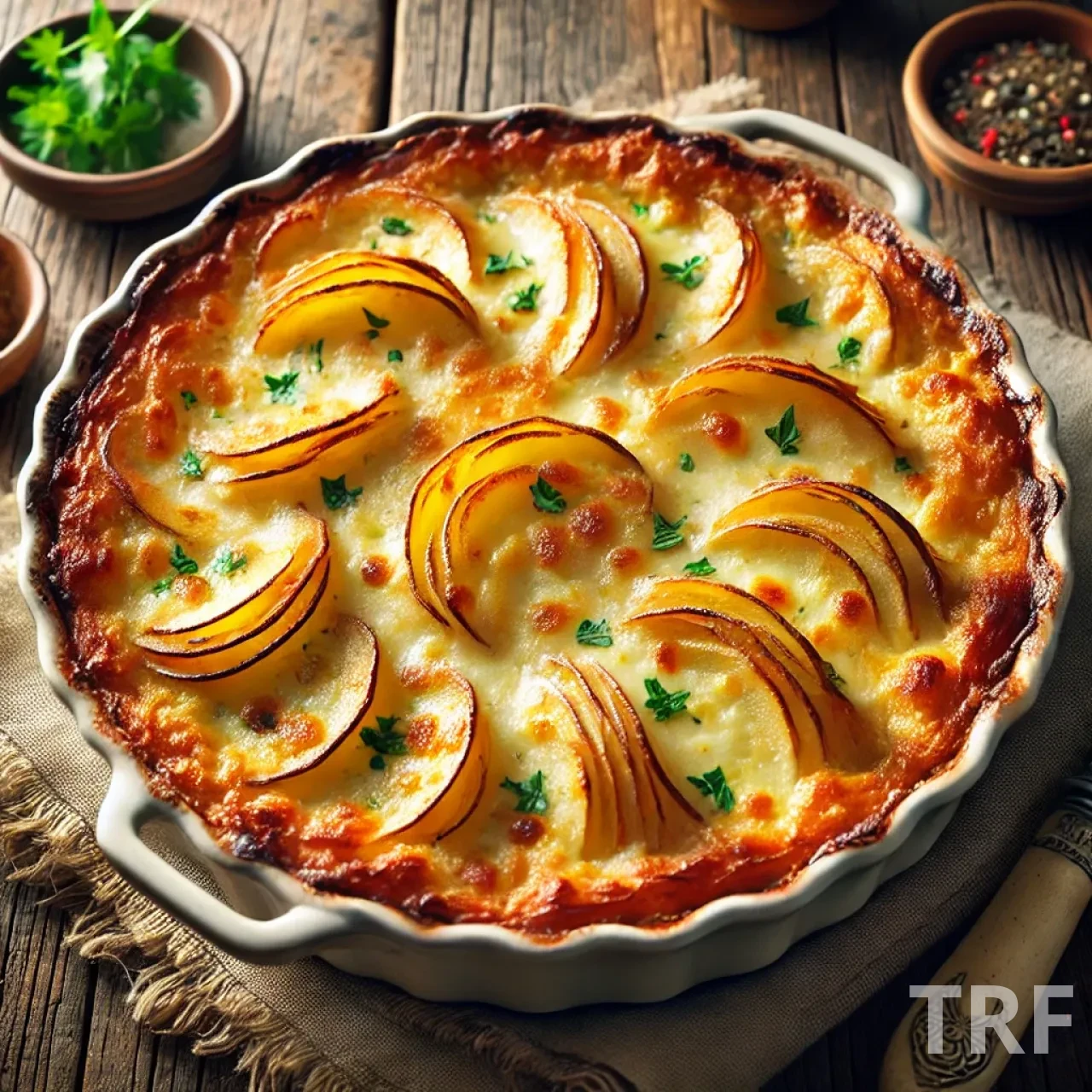 Gratin de pommes de terre et fromage