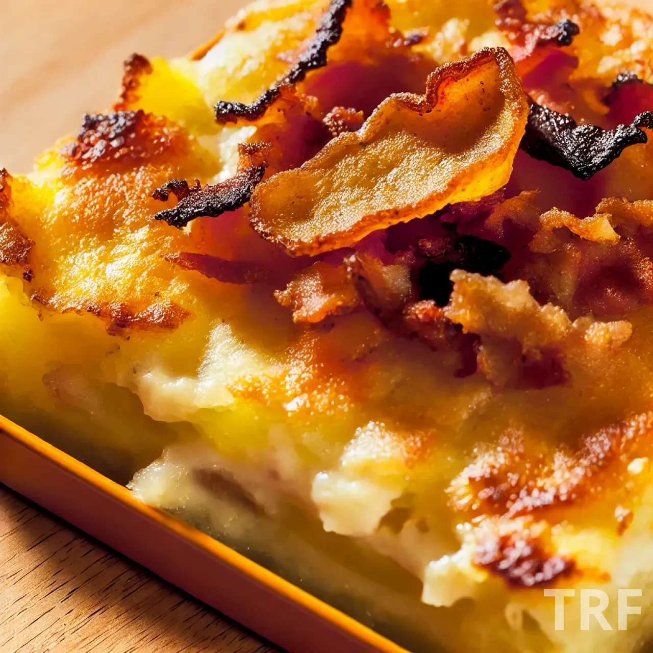 Gratin de Pommes de Terre au Fromage et Lardons