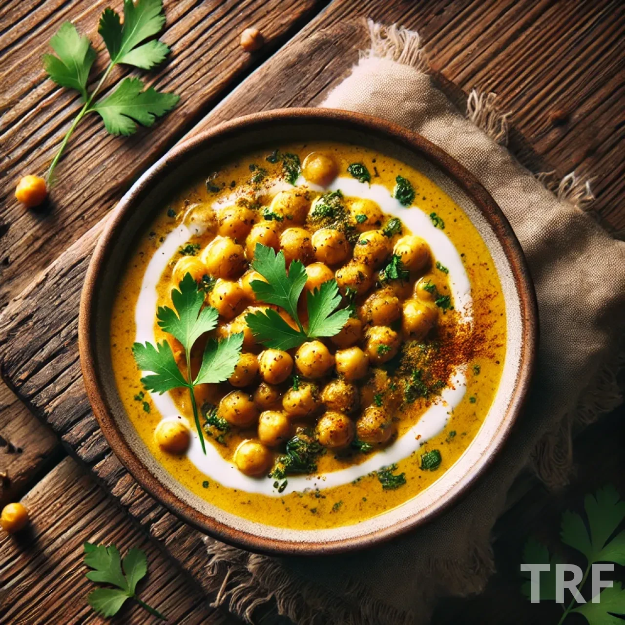 Curry de Pois Chiches au Lait de Coco