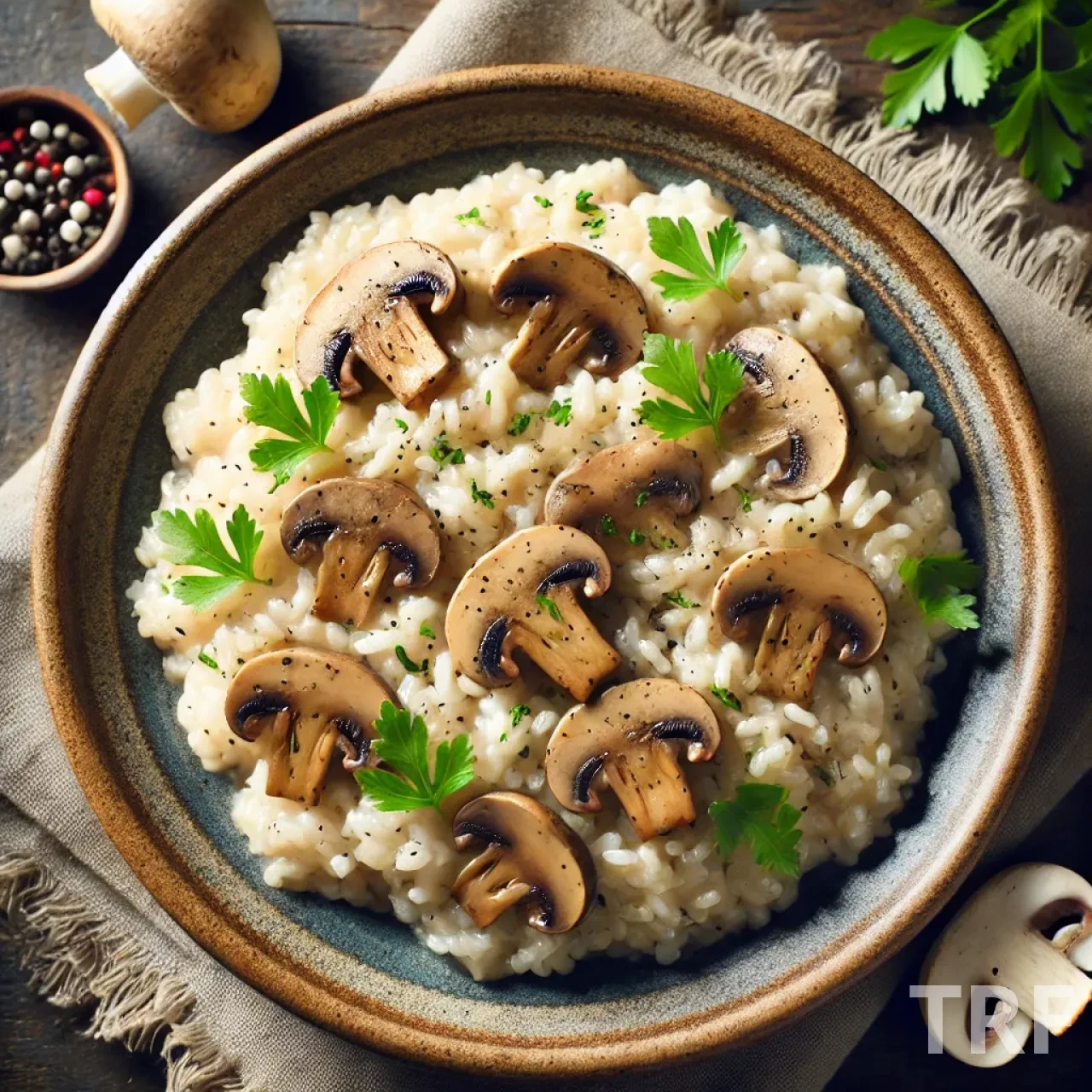 Risotto Light aux Champignons et Vin Blanc, un plat léger et savoureux