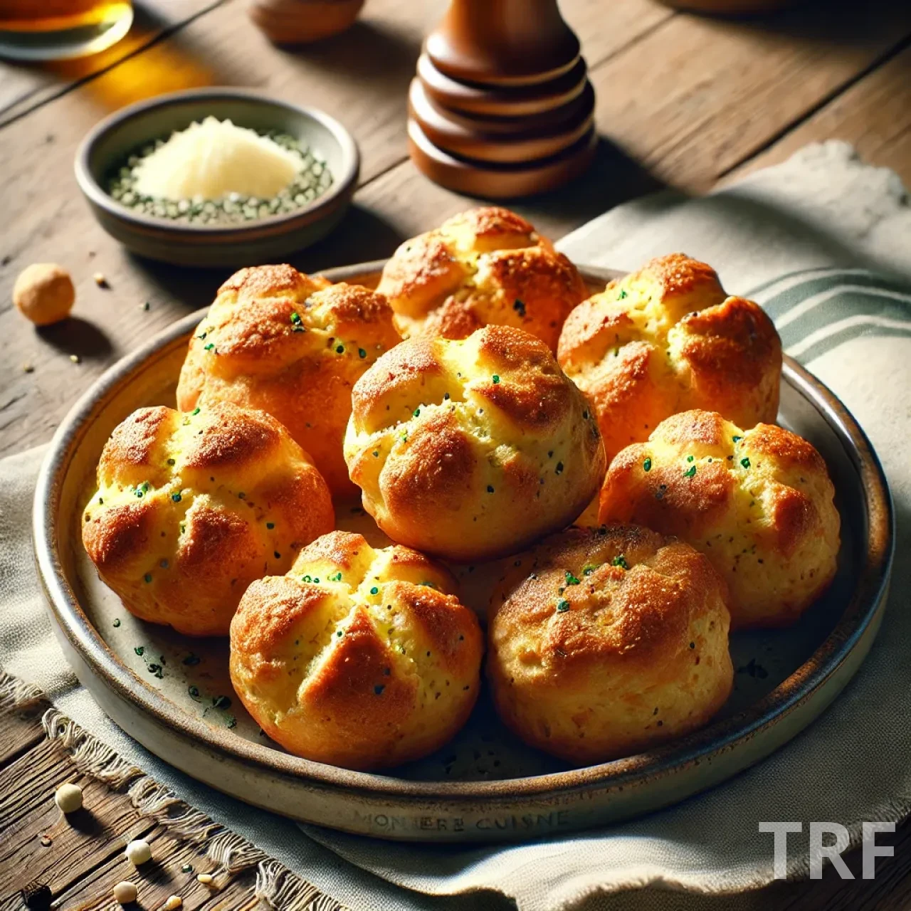 Gougères au fromage réalisées avec le Monsieur Cuisine