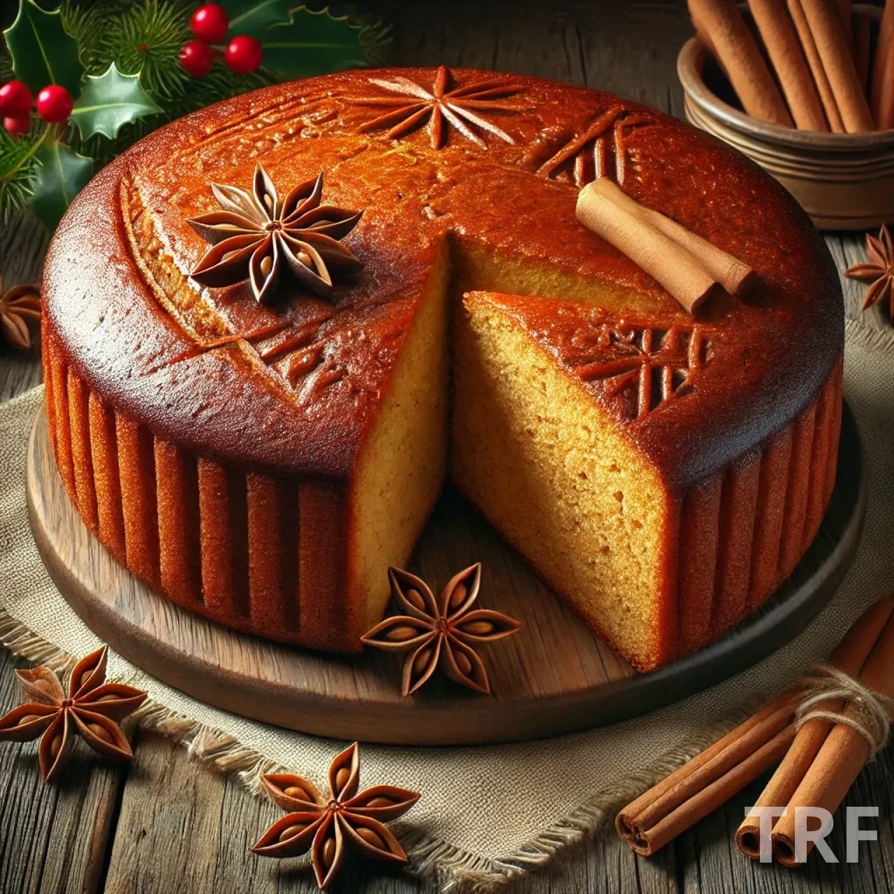 Pain d'épices traditionnel de Noël