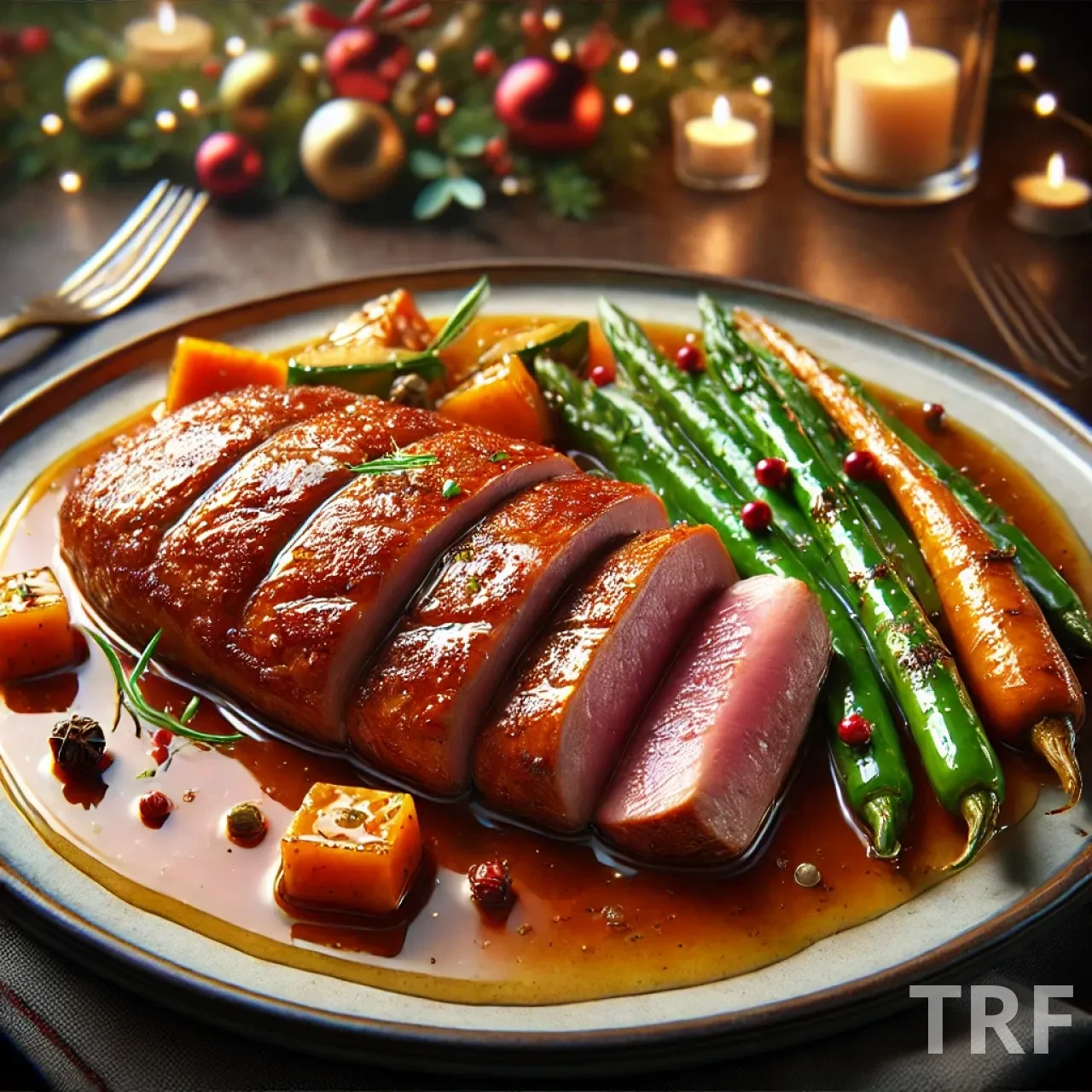 Magret de canard sauce au miel et épices, un plat festif pour Noël