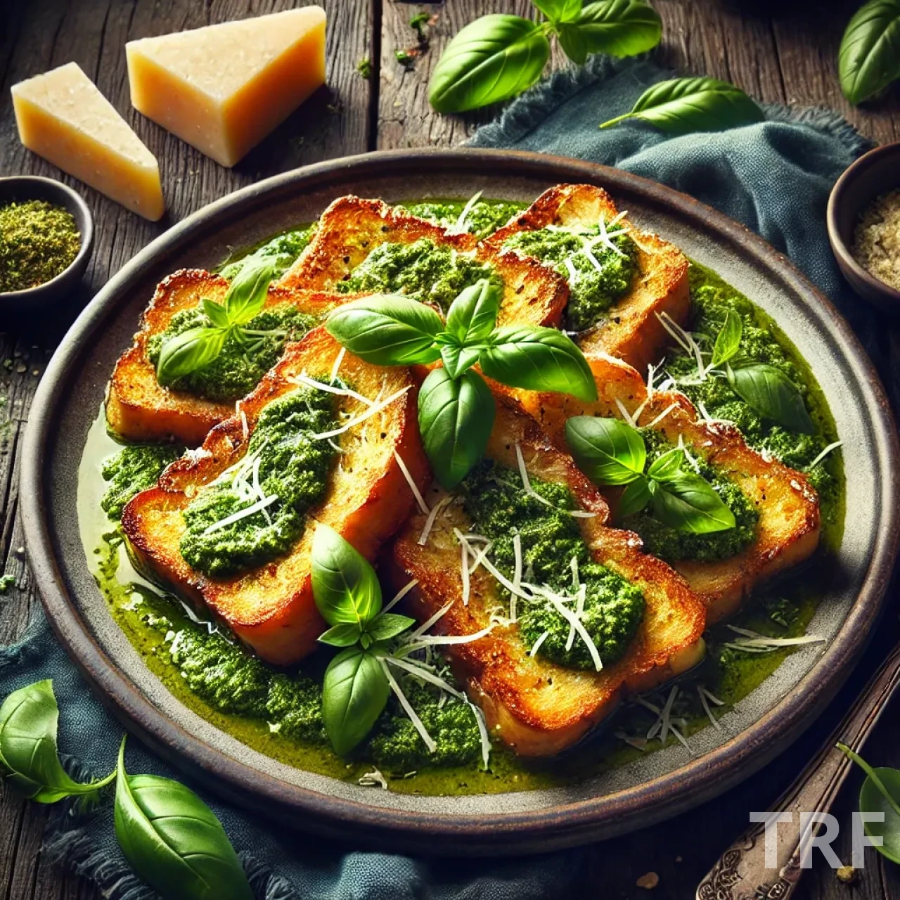 Pain Perdu au Pesto, une recette originale et savoureuse