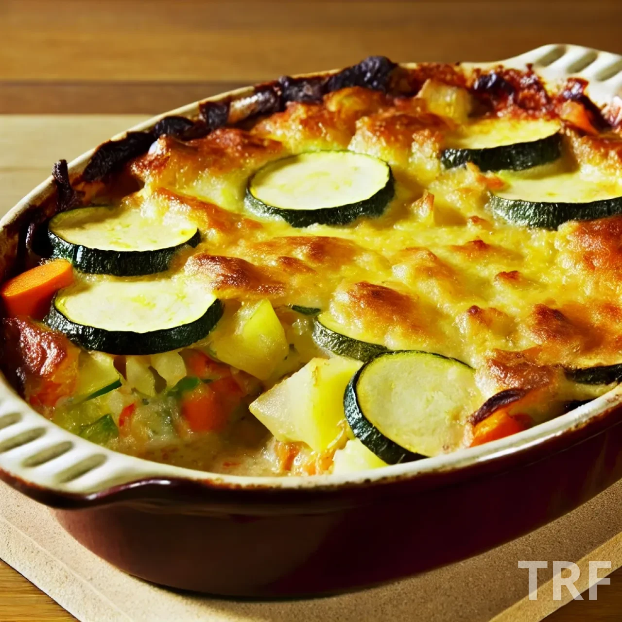 Gratin de légumes facile, idée repas soir parfait pour un dîner léger