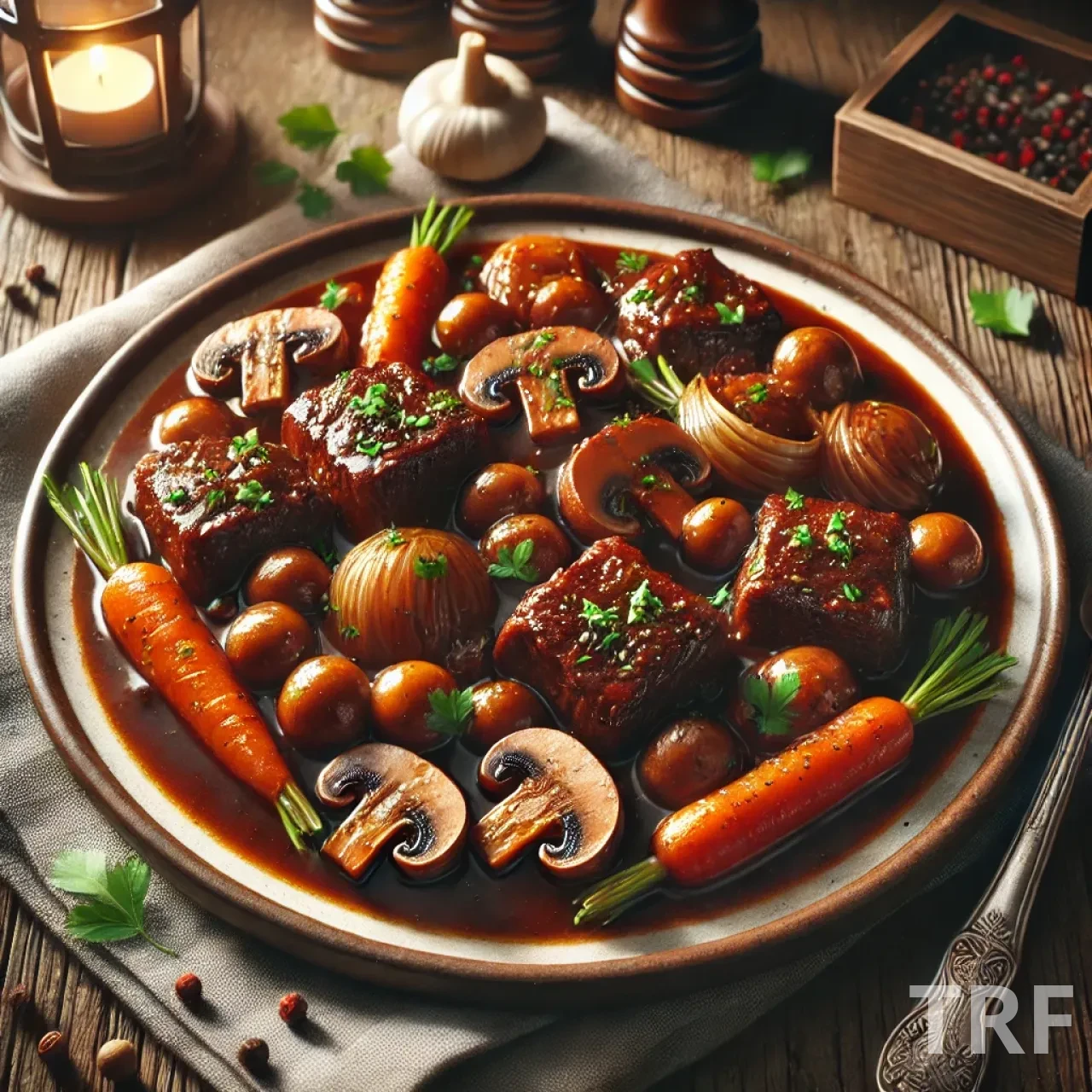 Recette bœuf bourguignon traditionnel, un plat français riche en saveurs