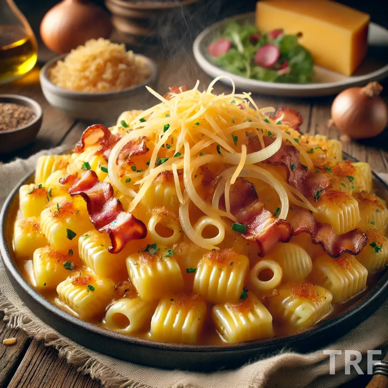 Croziflette raclette, un plat montagnard gourmand avec des crozets et du fromage à raclette