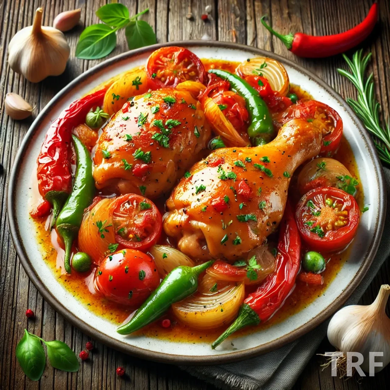 Poulet Basquaise