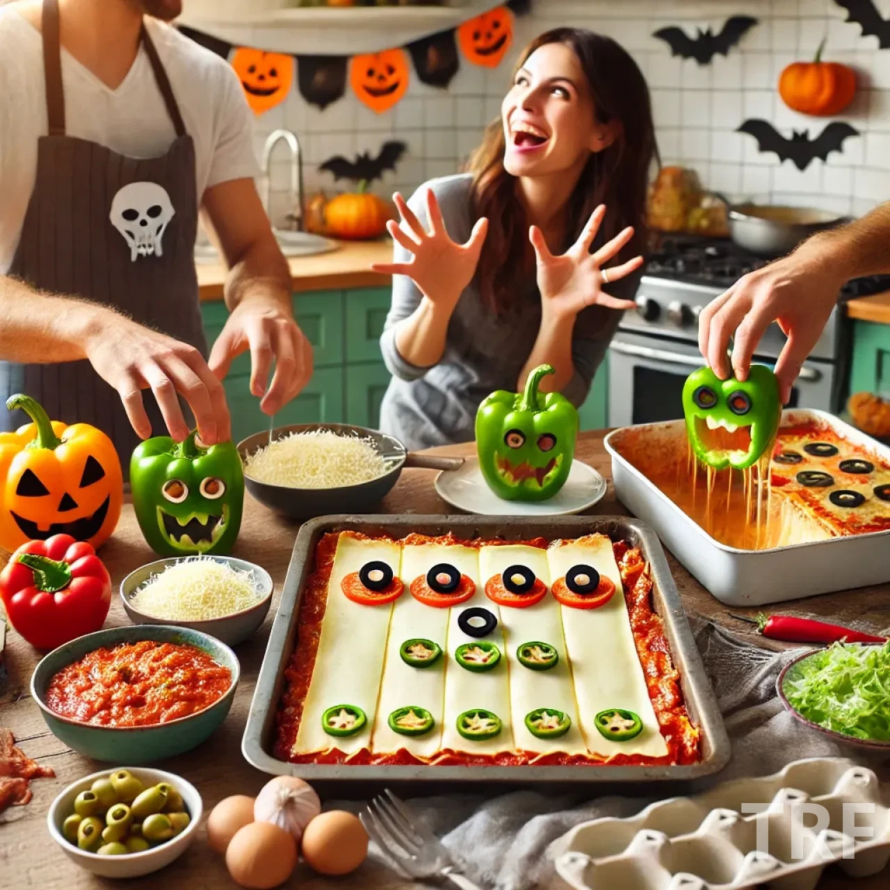 Monstrueuses Lasagnes – Plat pour Halloween