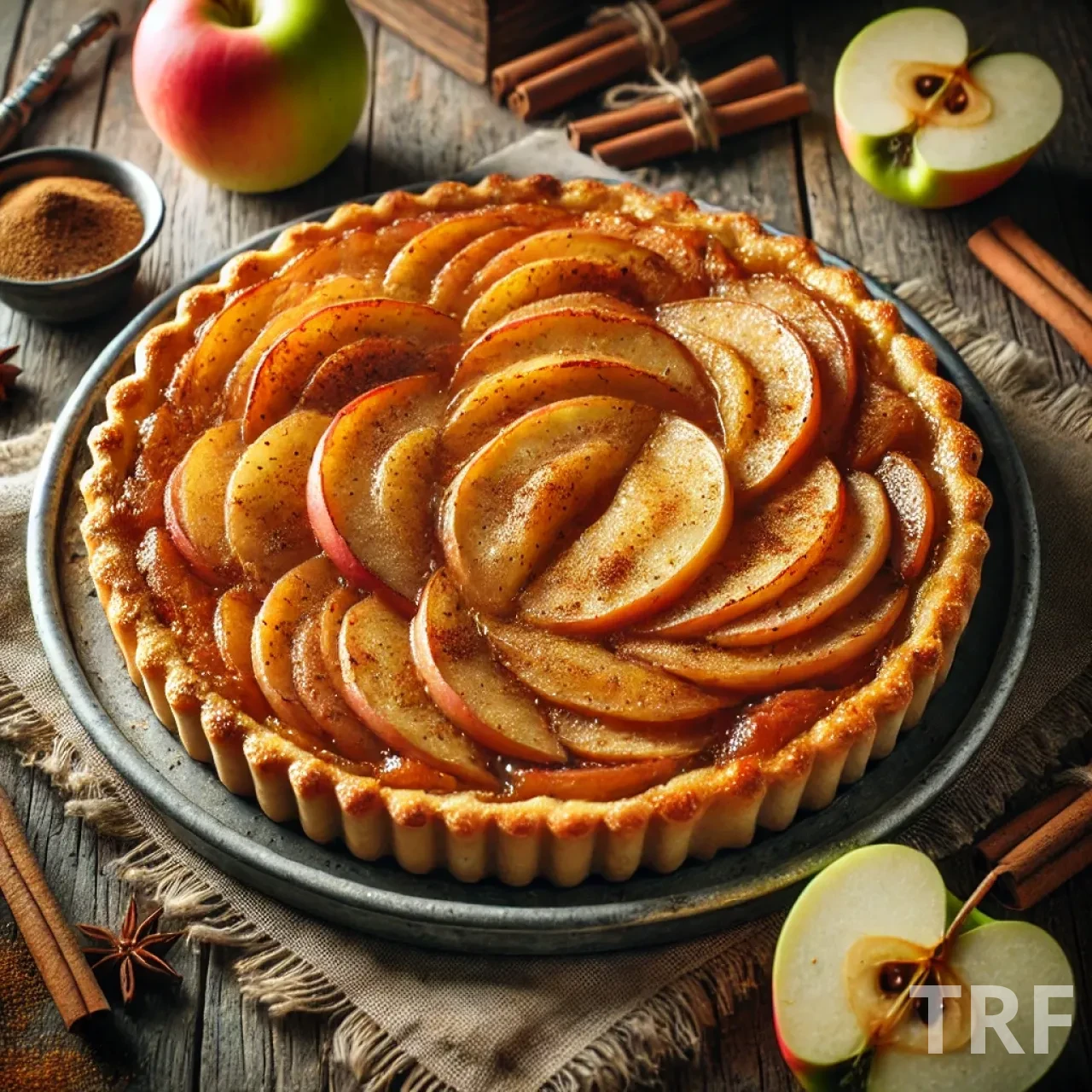 Tarte aux Pommes et Cannelle