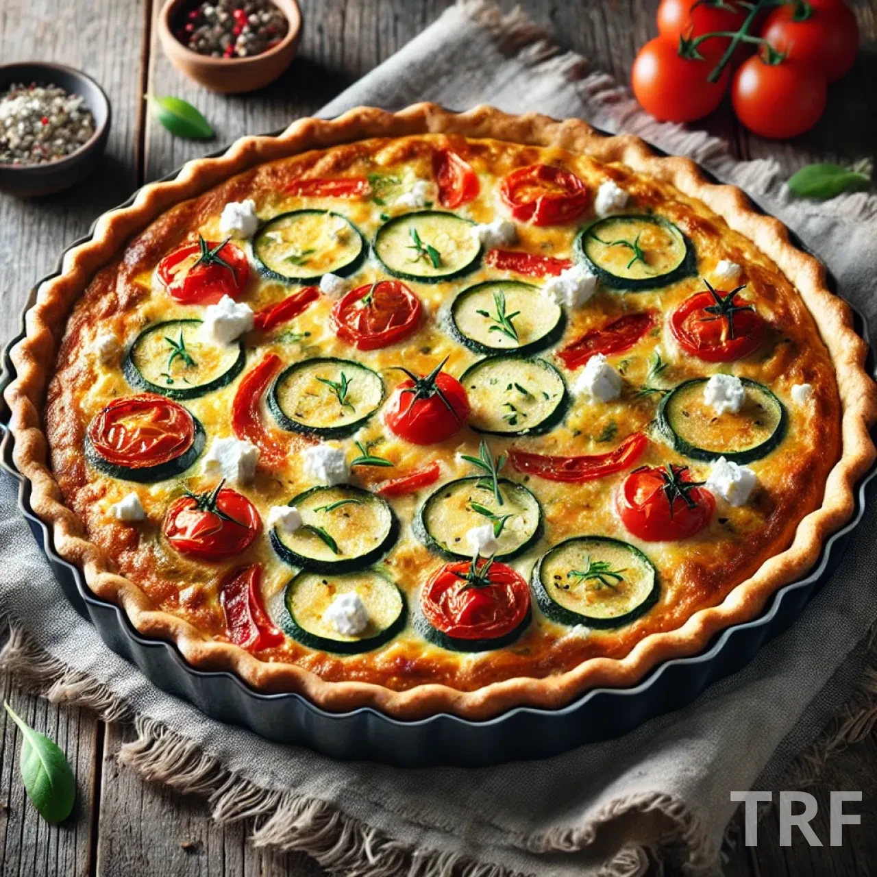 Quiche aux Légumes et Feta