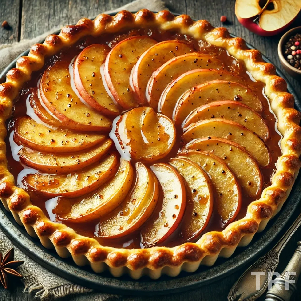 Tarte aux Pommes Normande