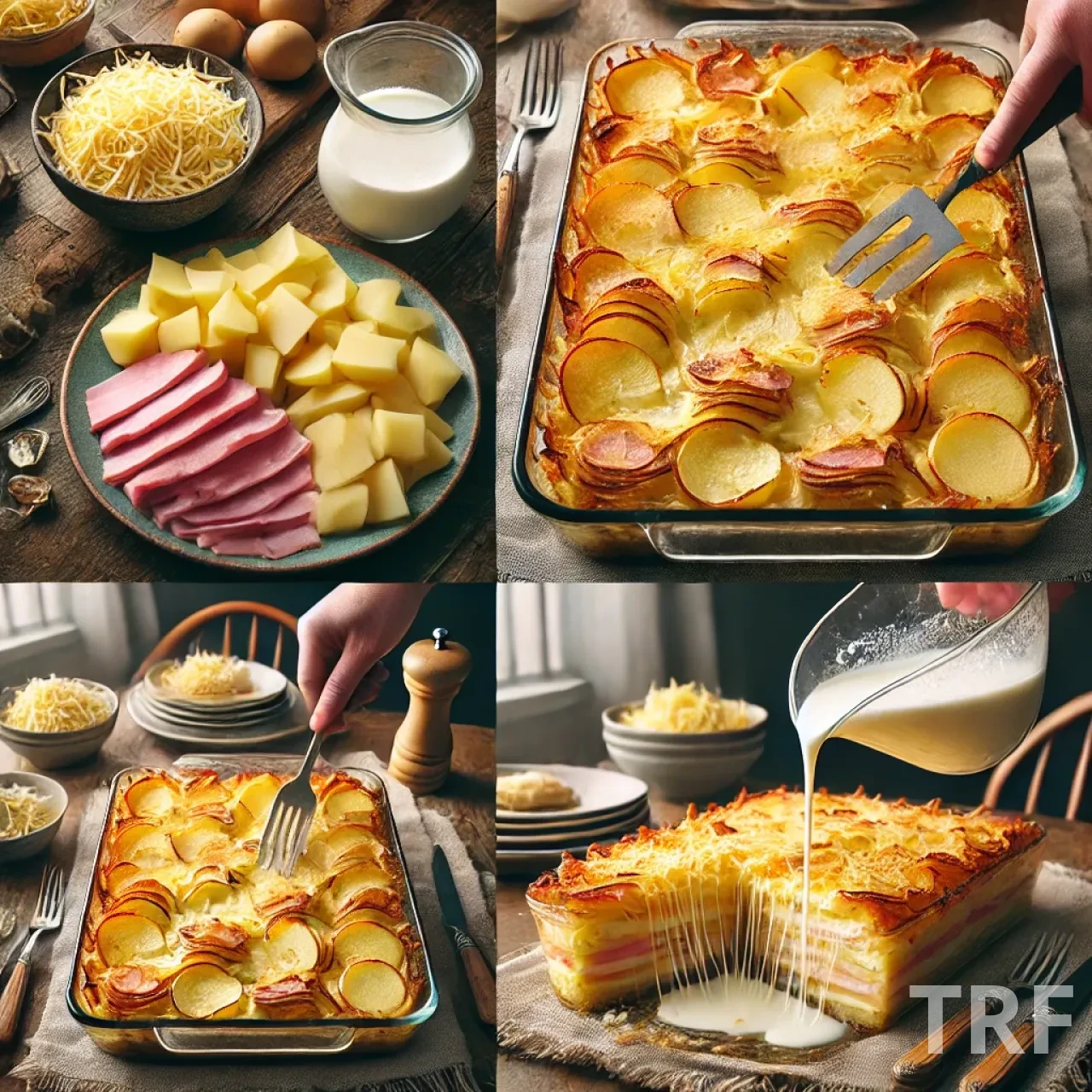 Gratin de Pommes de Terre et Jambon