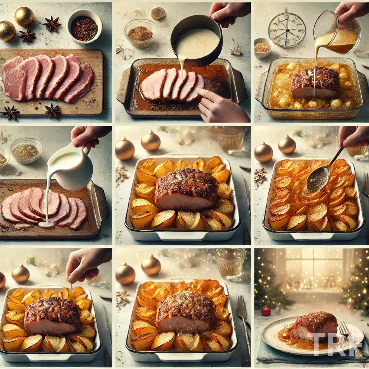 Rôti de Porc aux Épices de Noël