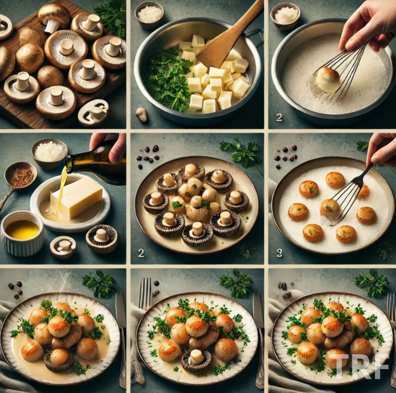 Blanquette de Saint-Jacques aux Champignons