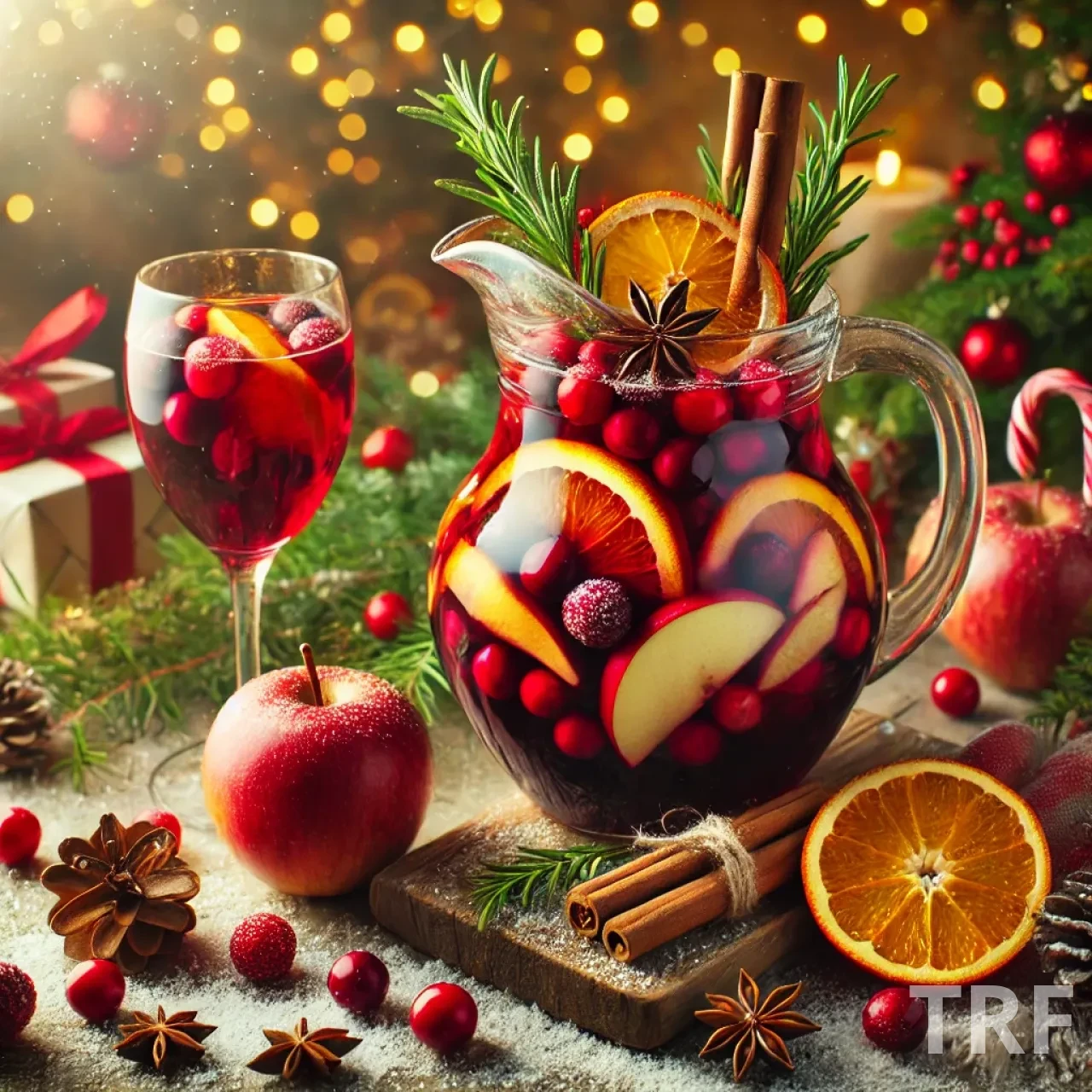 Sangria de Noël festive