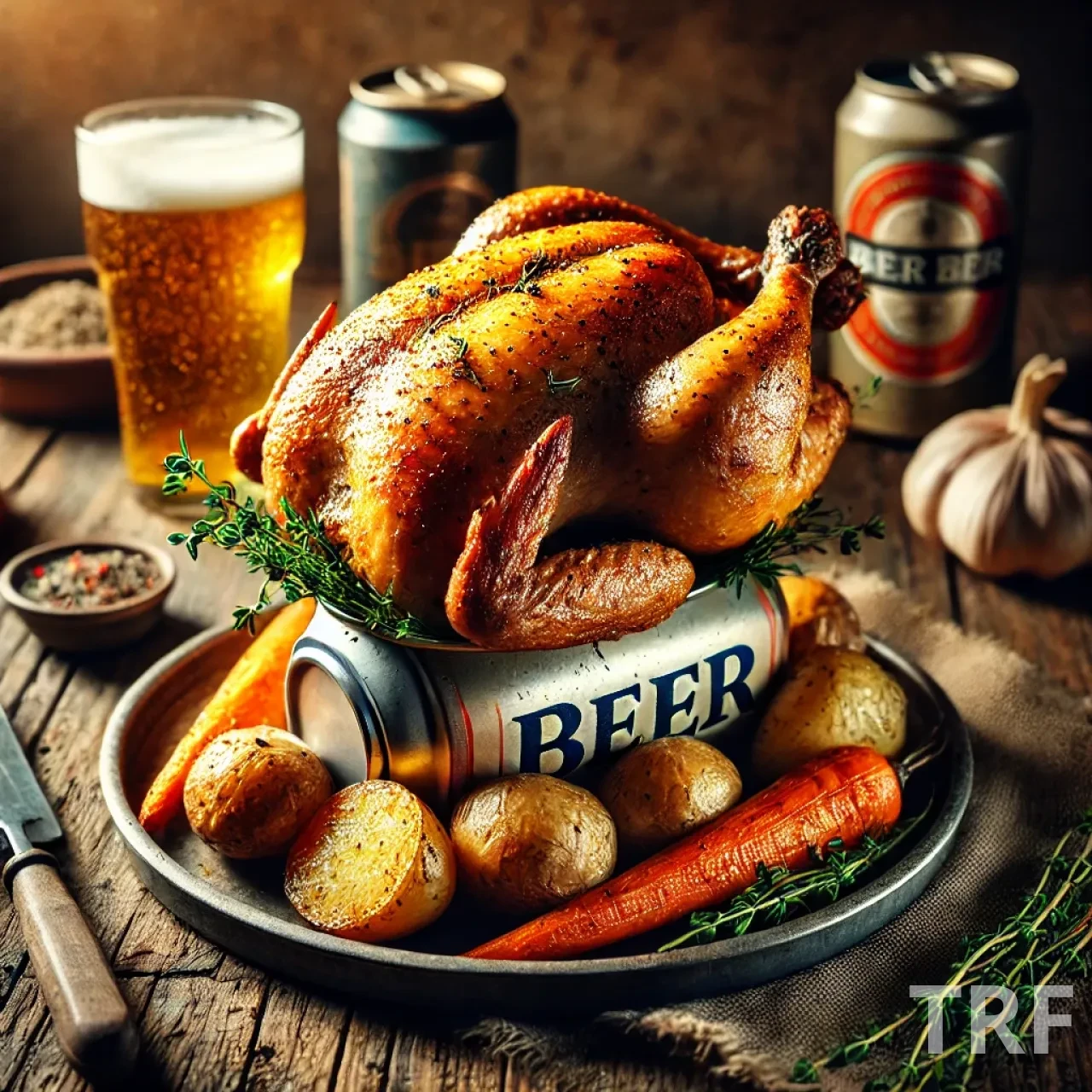 Poulet à la Canette de Bière