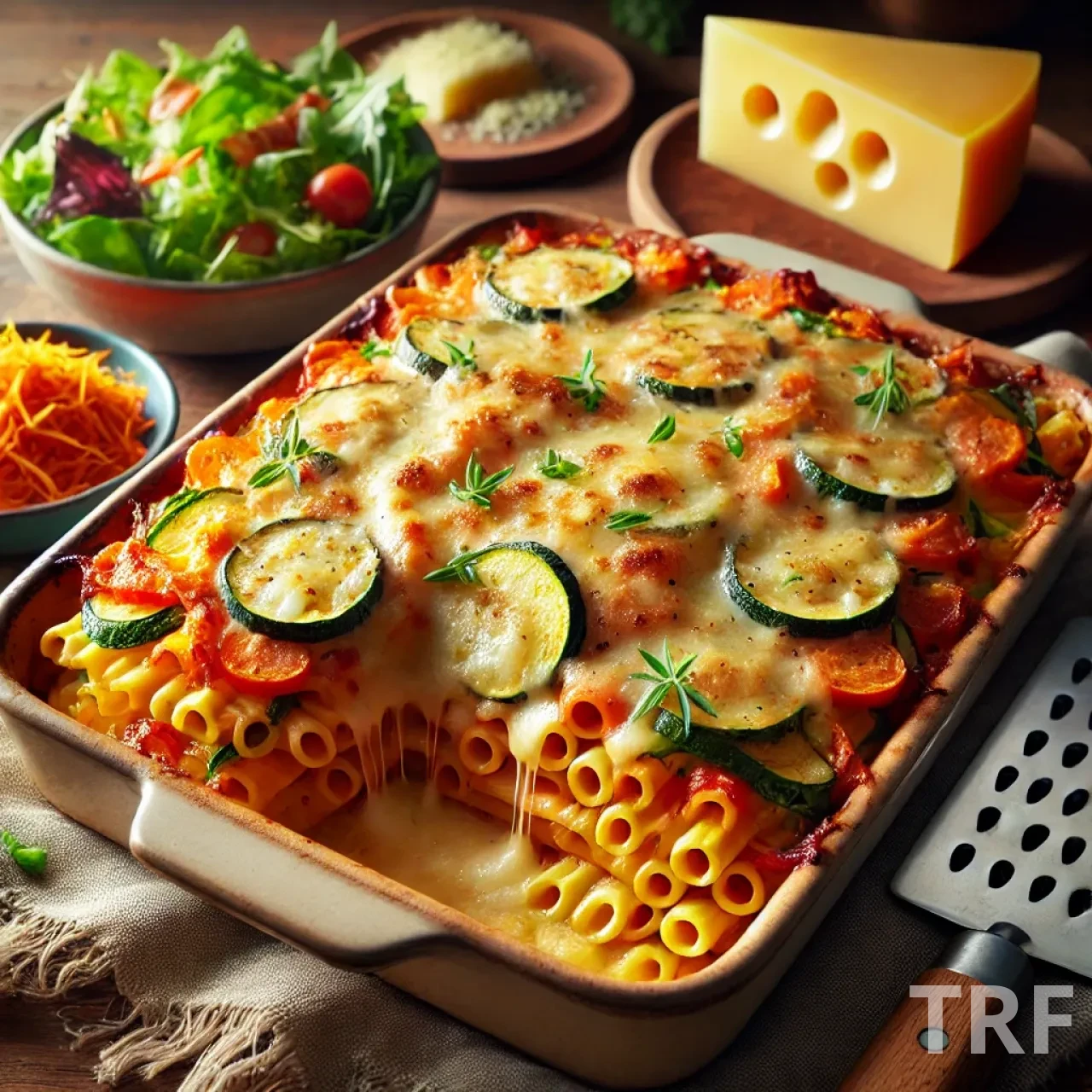 Gratin de Pâtes aux Légumes