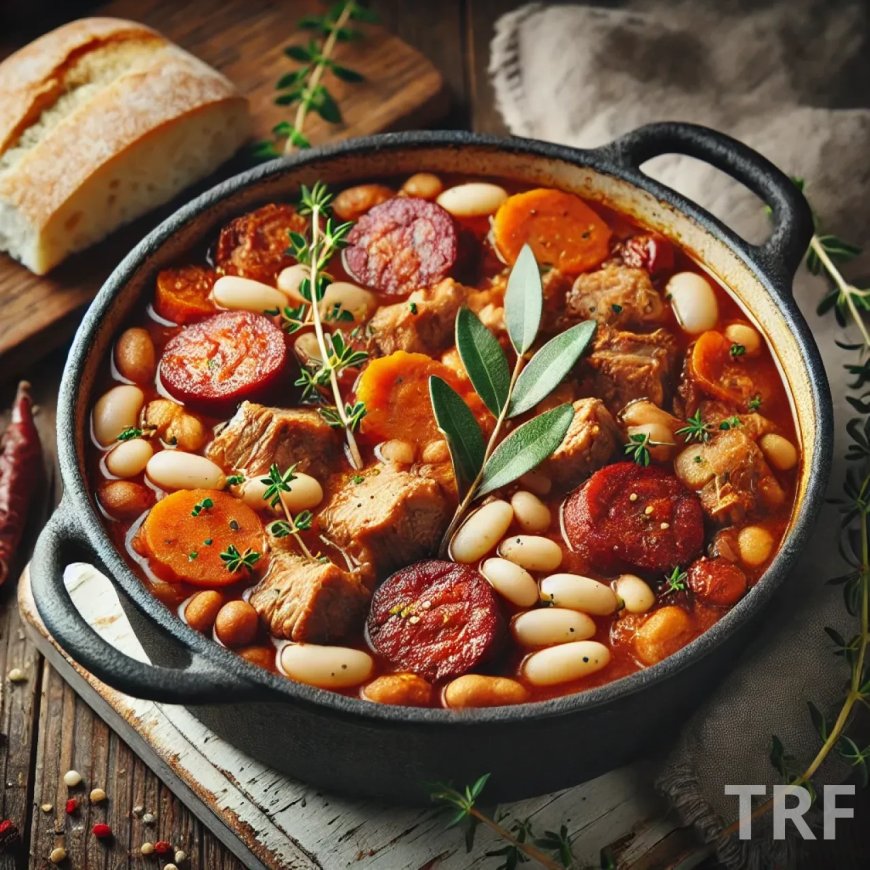 Cocotte de Porc au Chorizo et Haricots Blancs : Un Plat Savoureux et Réconfortant pour Réchauffer Vos Soirées