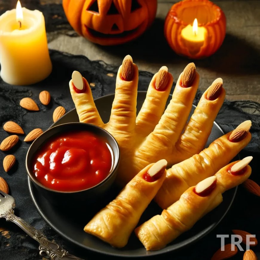 Recette Apéro Halloween : Doigts de Sorcière Feuilletés avec Sauce Sanglante