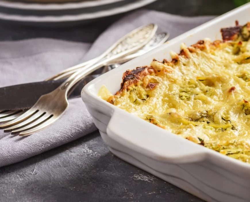 Gratin de courgettes au parmesan